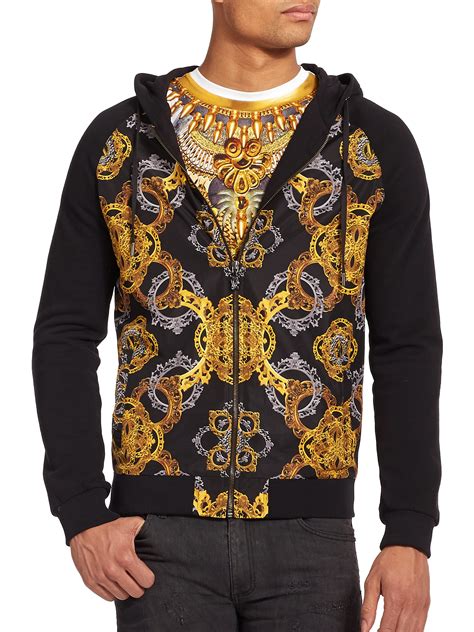 versace jeans mens sports hoodie|Versace jumper men's sale.